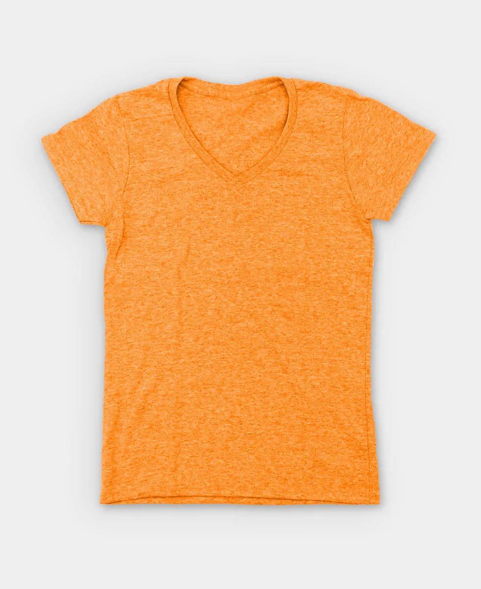 V-neck Plain T-Shirt - Image 3